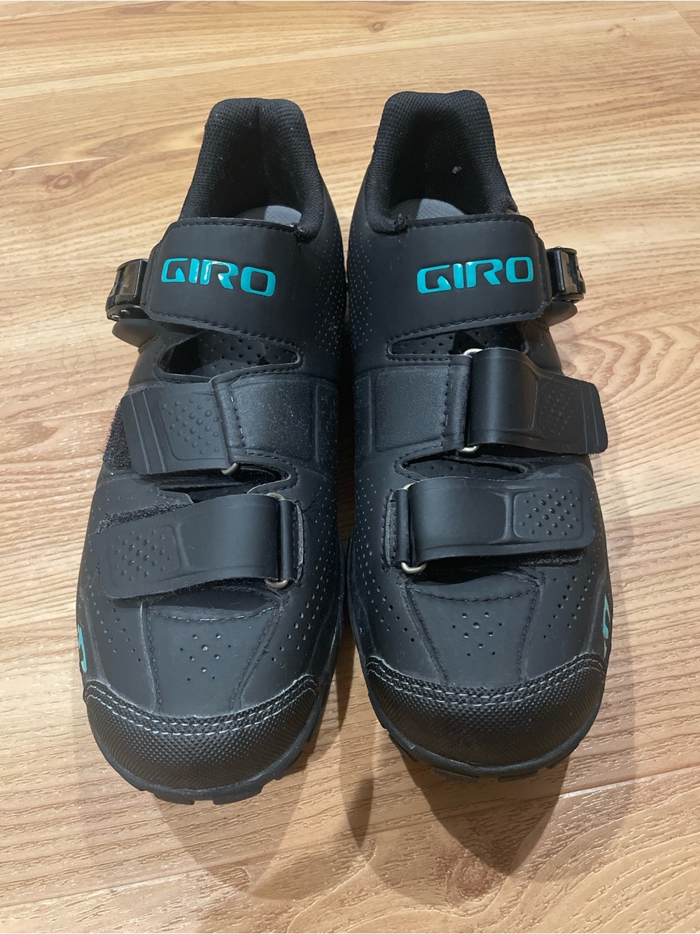 Women’s Giro Terradura SPD Cycling Shoes, Black and Teal
